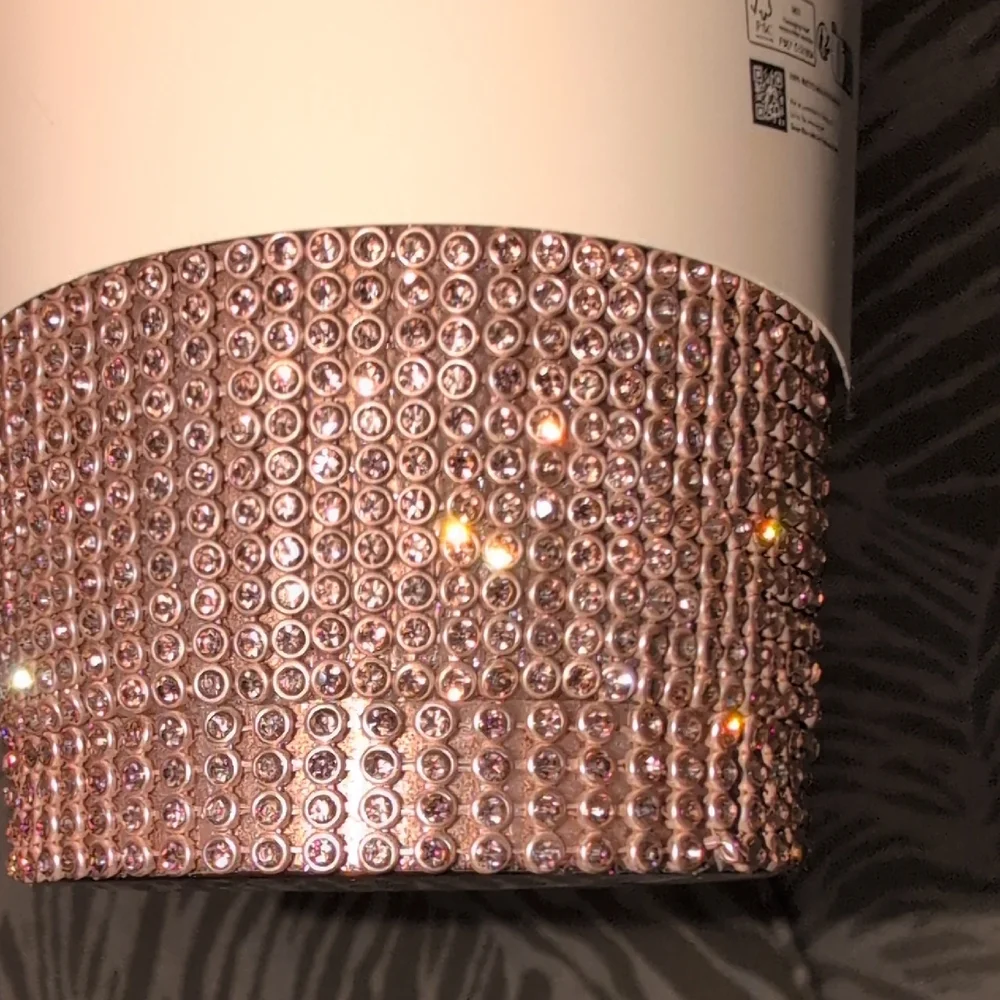 Ted Baker Gold Rhinestone Tumbler with Straw - Picture 7 of 7